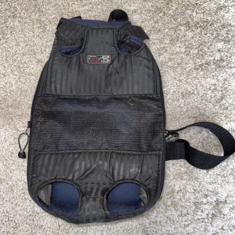Daba Doo Dog Carrier Front Or Back‎ Black Small Dog